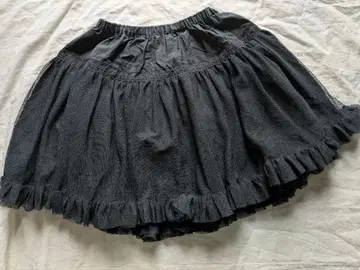 피스나우 블랙 플레어 스커트 M 사이즈