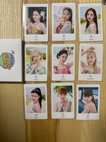 NiziU summer vacation 포토 카드 세트