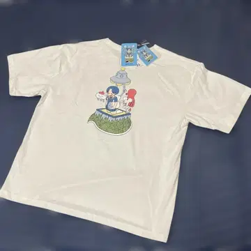 아마미야 씨 화이트 T셔츠 새상품 3L