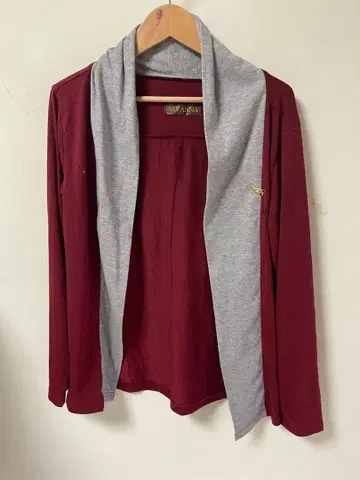 가디건 남성용 와인 레드*세련된*멋진*돋보이는 한 장