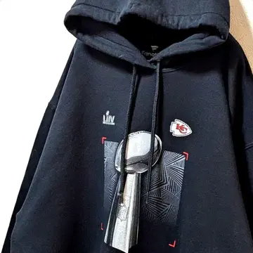 파나틱스 NFL 캔자스시티 치프스 후드 맨투맨 블랙 L 구제 의류