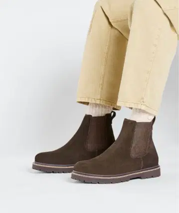 버켄스탁 사이드 고어 부츠 스웨이드