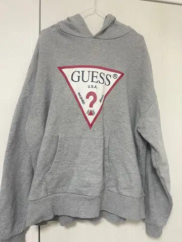 GUESS 그레이 코튼 후드티 170/100B XL 사이즈 상당