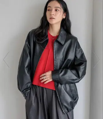 가죽 드로스트 ZIP 블루종 LOWRYSFARM