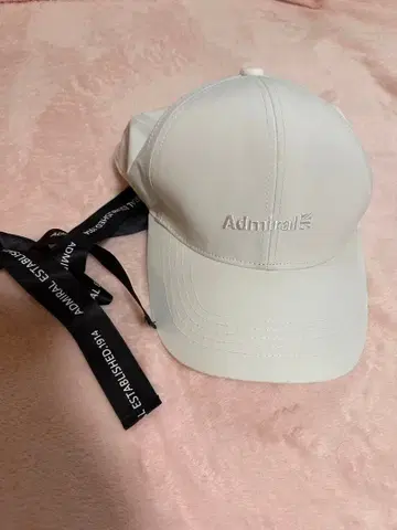애드미럴 골프 여성용 캡 화이트