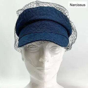 [ Narcissus ] 데님 헌팅 캡 새상품