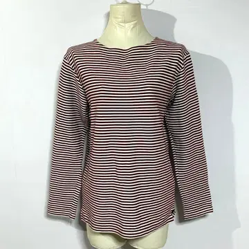 [ 인기 ] 그린 라벨 릴랙싱 바스크 셔츠 보더 버건디/M