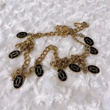 빈티지 체인 벨트 골드