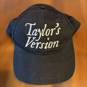 캡 Taylor's Version 야구 모자 블랙
