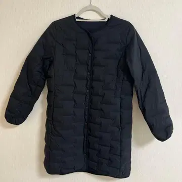 PLST 블랙 퀼팅 자켓 S