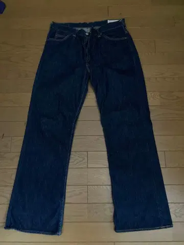 에비수 청바지 옐로우 컬러 카모메