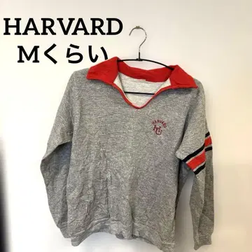 HARVARD 맨투맨 트레이닝복 빨간색 카라 부착 M 사이즈 정도
