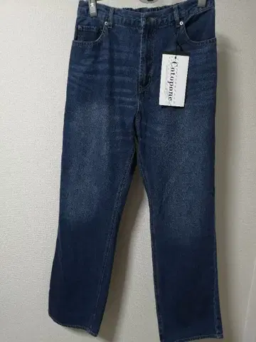 코토포네 블루 스트레이트 데님 L 사이즈 택 포함 미사용