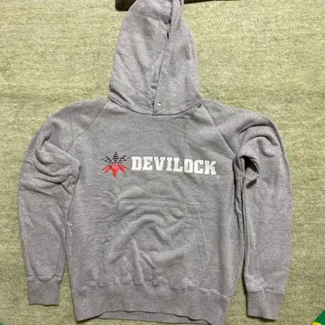DEVILLOCK 그레이 후드티 M 사이즈 ANTI POWER
