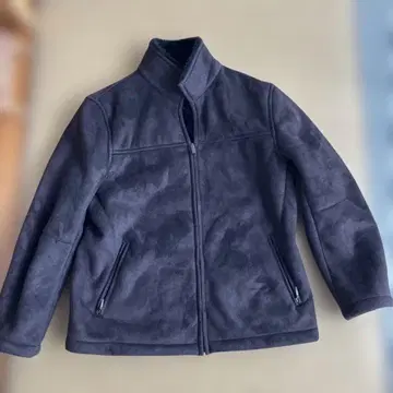 다크 그레이 보아 안감 자켓