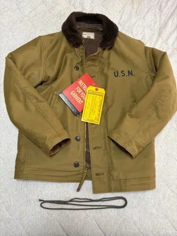 리얼 맥코이 N-1 덱 자켓 사이즈 38