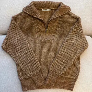 SHENERY 시너리 라메사 하프 지퍼 니트 풀오버