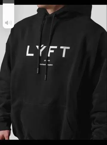 LYFT 블랙 후드티 M size 오버 사이즈 리프트