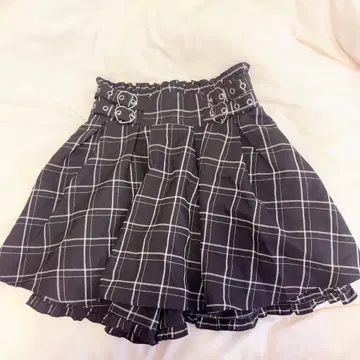 MARS 마즈 하트 버클 치마바지 스커트