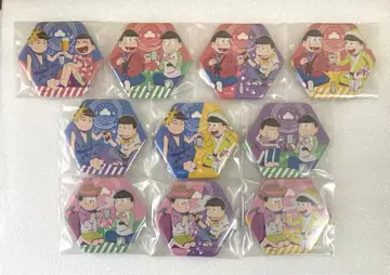 오소마츠 6쌍둥이 건배! 육각 페어 캔뱃지 캔뱃지 boxA 컴플리트 세트