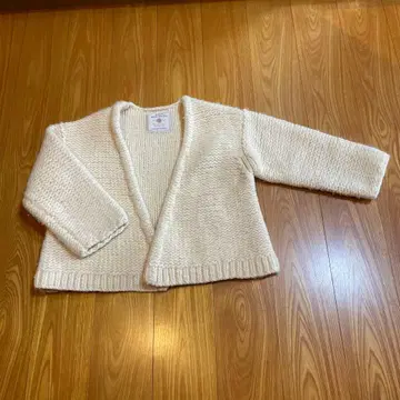 푸잘 세 신 아이보리 니트 가디건