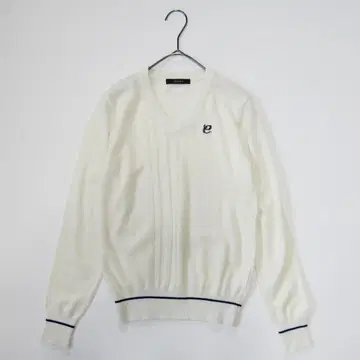 efficace 에피카스 여성용 골프 V넥 니트 S 사이즈