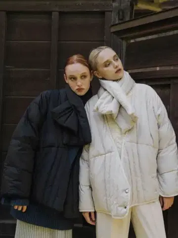 노카라 다운 자켓