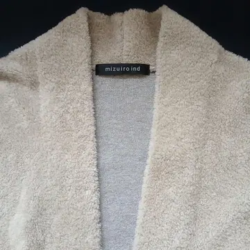 mizuiro ind 베이지 롱 가디건