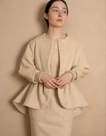 euw layered knit jacket