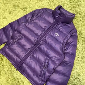 Callaway 캘러웨이 다운 자켓 2way 보라색 퍼플 M