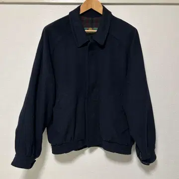 울 블루종 유로 빈티지