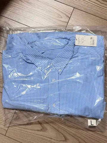 dDdDdDd 코튼 스트라이프 긴팔 셔츠 L 사이즈