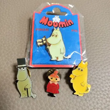 무민 핀 배지 4개 세트
