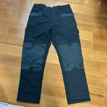 블랙 카고 팬츠 멀티 포켓 택티컬 팬츠