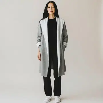 라디에이트 롱 가디건 9호 그레이