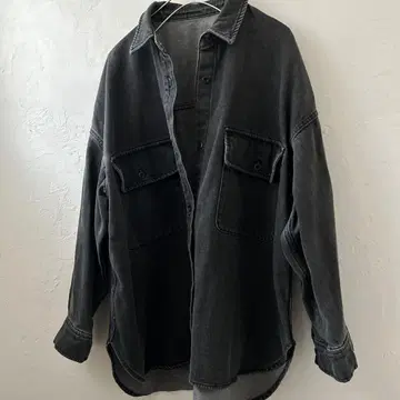 데님 자켓 오버 사이즈