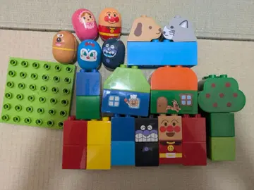 호빵맨 블록과 캐릭터 인형 세트