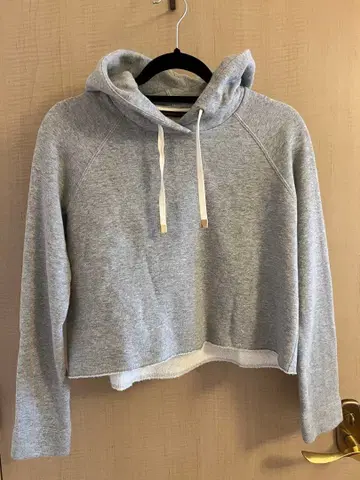 밴야드 스톰 크롭 속기모 후드티