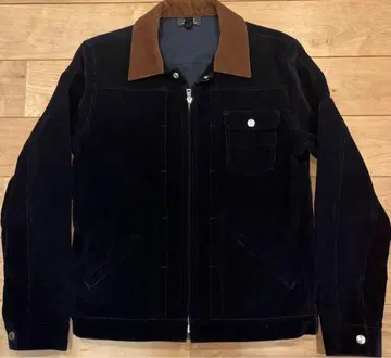 A.P.C. 코듀로이 자켓 S 다크 네이비