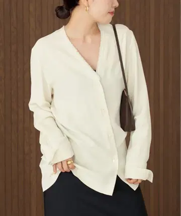 R'IAM 노카라 셔츠 내추럴 Plage