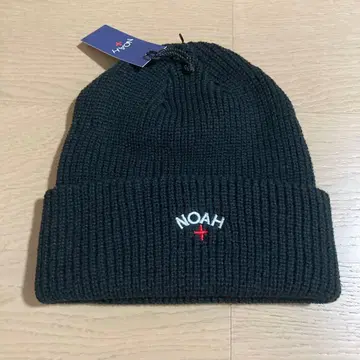 NOAH 블랙 니트 모자
