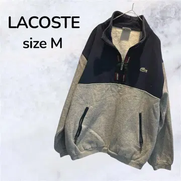 LACOSTE 집업 트레이닝복 그레이/네이비 사이즈 4(M)