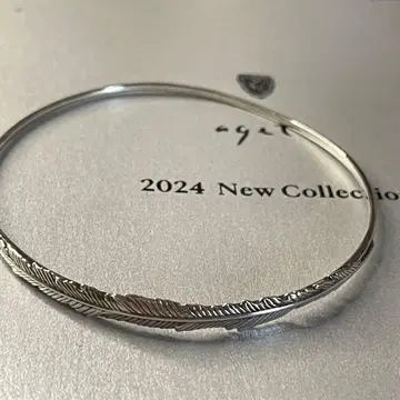 agete 페더 뱅글 팔찌