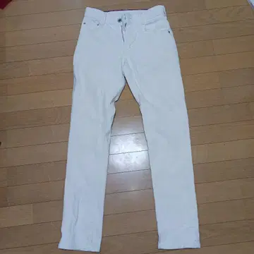 EDWIN JERSEYS XS 화이트 데님 청바지