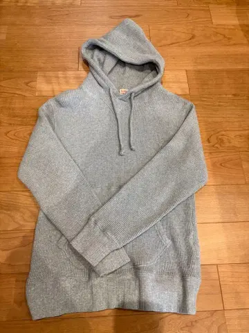 Healthknit 그레이 후드 부착 후드티 S