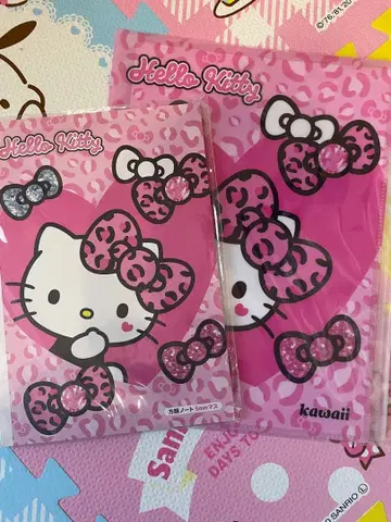 새상품 키티 레오파드 무늬 아베일 매장 한정판!