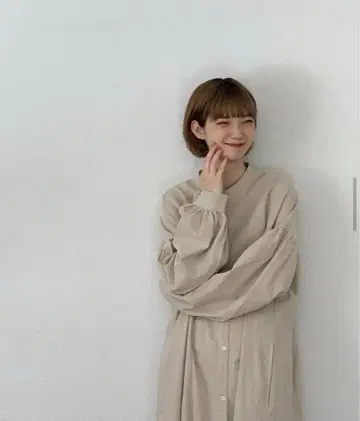 unclip 셔츠 원피스