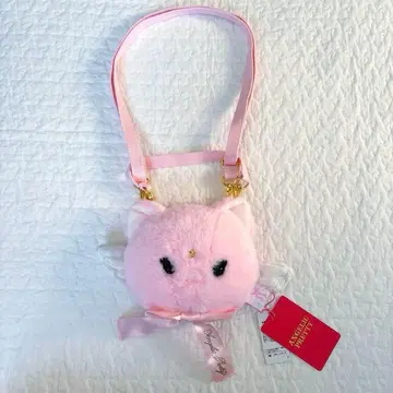 엔젤릭 프리티 Milk Cat 페이스 파우치 숄더백