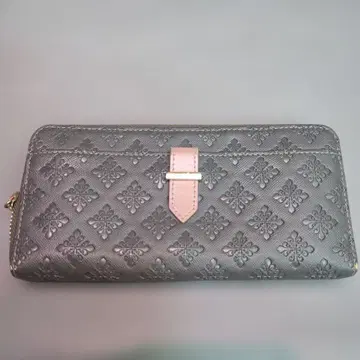 PATRIK COX 엠보싱 가공 그레이 장지갑