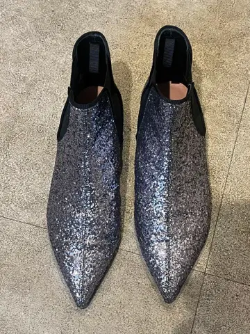 Pretty Ballerinas 실버 글리터 부츠